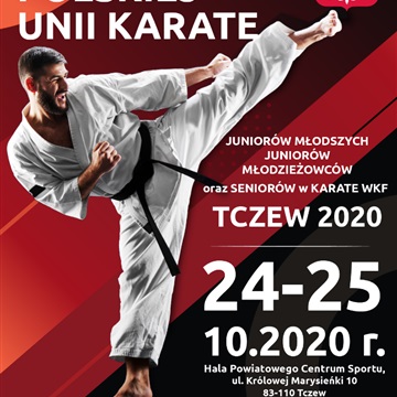 Mistrzostwa Polskiej Unii Karate juniorów młodszych, juniorów, młodzieżowców oraz seniorów Tczew 2020 